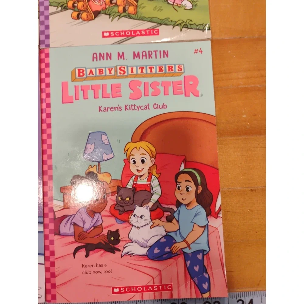 Scholastic Kids Baby-Sitters Little‎ Sister fiction Books set 1-4 Ann M. Martin